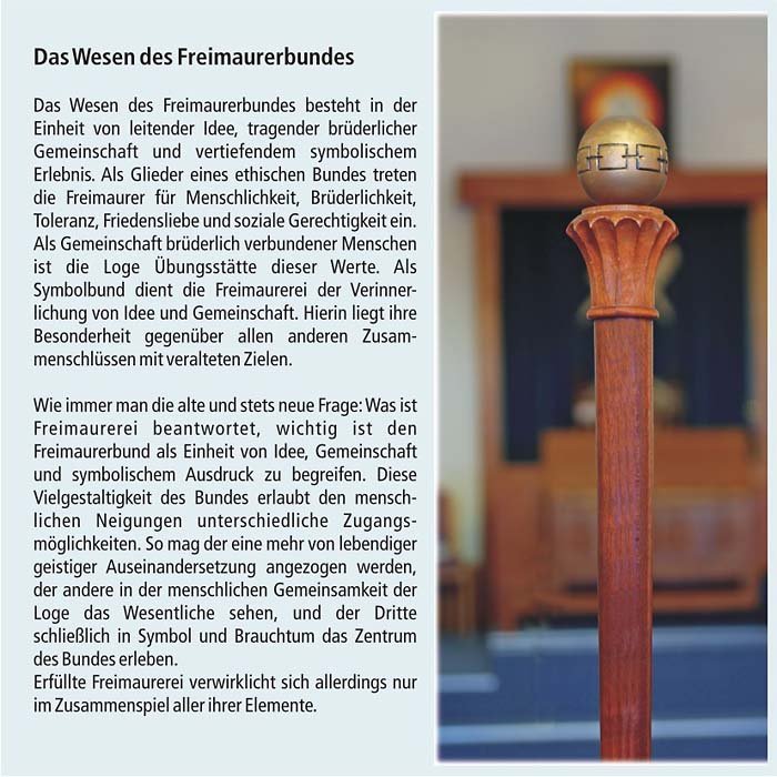 Das Wesen der Freimaurerei